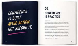 Sample internal page spread from the companion book