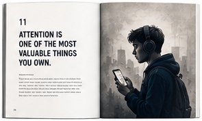 Sample internal page spread from the companion book