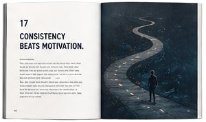 Sample internal page spread from the companion book